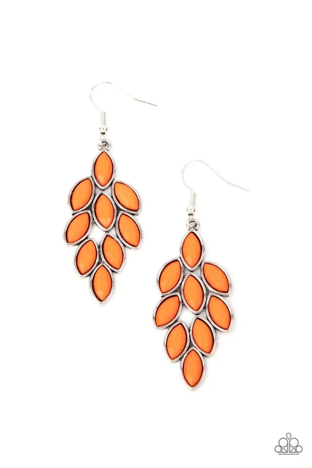 Paparazzi Earring Flamboyant Foliage Orange Paparazzi Jewelry Earrings Paparazzi Earring Flamboyant Foliage Orange Paparazzi Jewelry Earrings