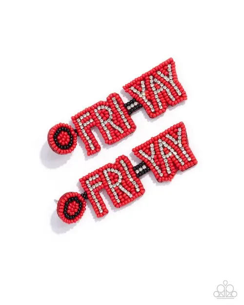 Paparazzi Earring Its Friday Paparazzi Jewelry Earrings