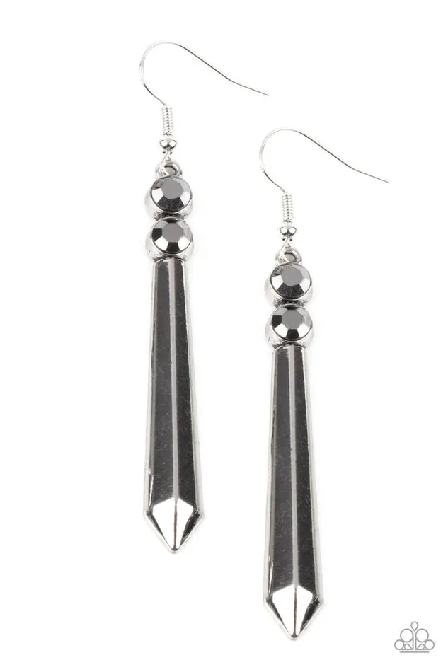Paparazzi Earring Sparkle Stream Silver Paparazzi Jewelry Earrings Paparazzi Earring Sparkle Stream Silver Paparazzi Jewelry Earrings