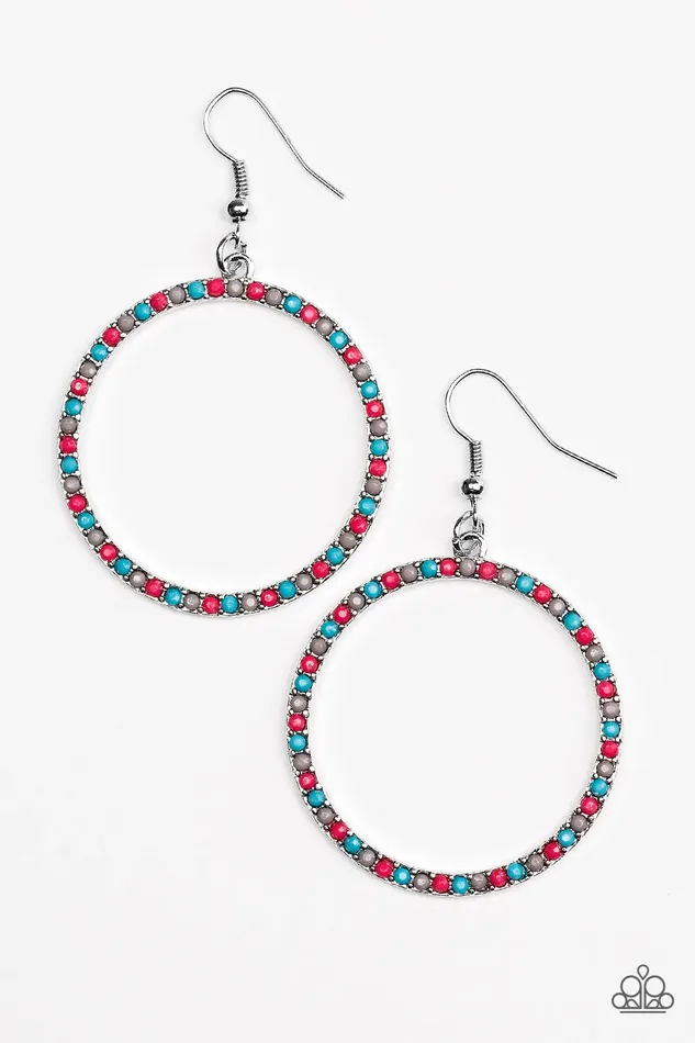 Paparazzi Earring Spring Party Multi Paparazzi Jewelry Earrings