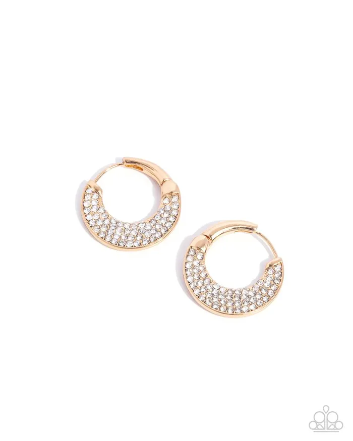 Paparazzi Earring Winking Whimsy Gold Paparazzi Jewelry Earrings Paparazzi Earring Winking Whimsy Gold Paparazzi Jewelry Earrings