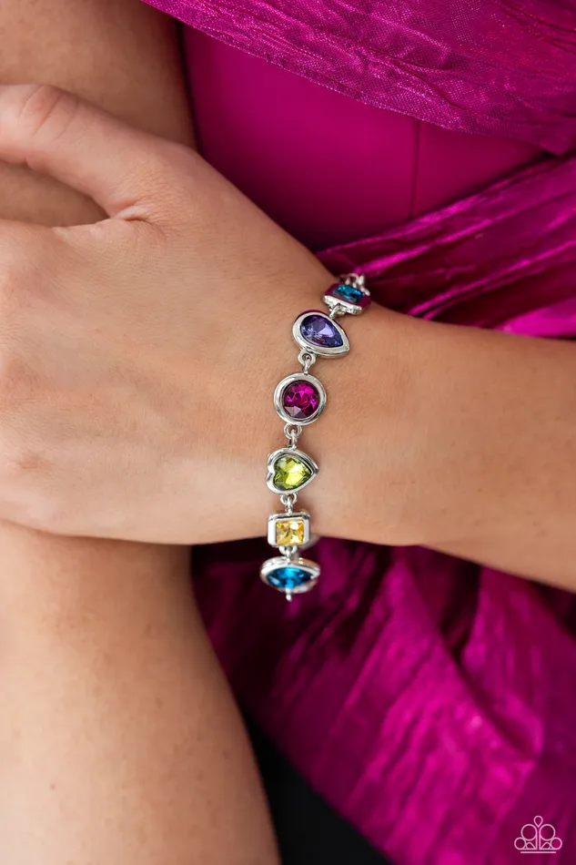Paparazzi Jewelry Bracelets Paparazzi Bracelet Actively Abstract Multi