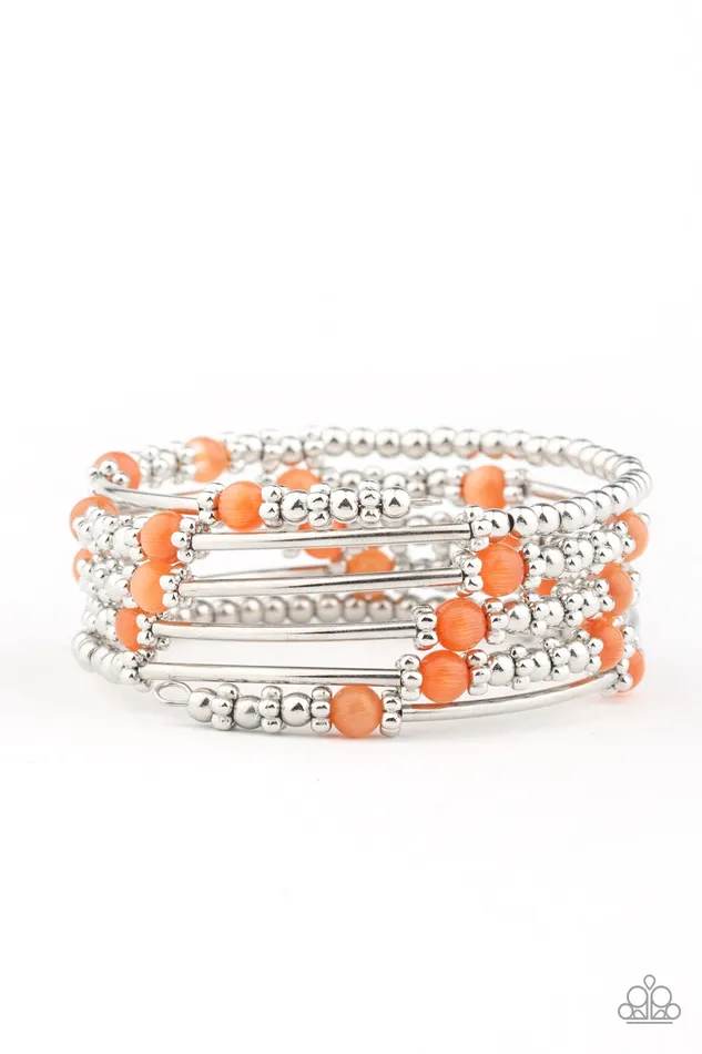 Paparazzi Jewelry Bracelets Paparazzi Bracelet Colorful Charisma Orange