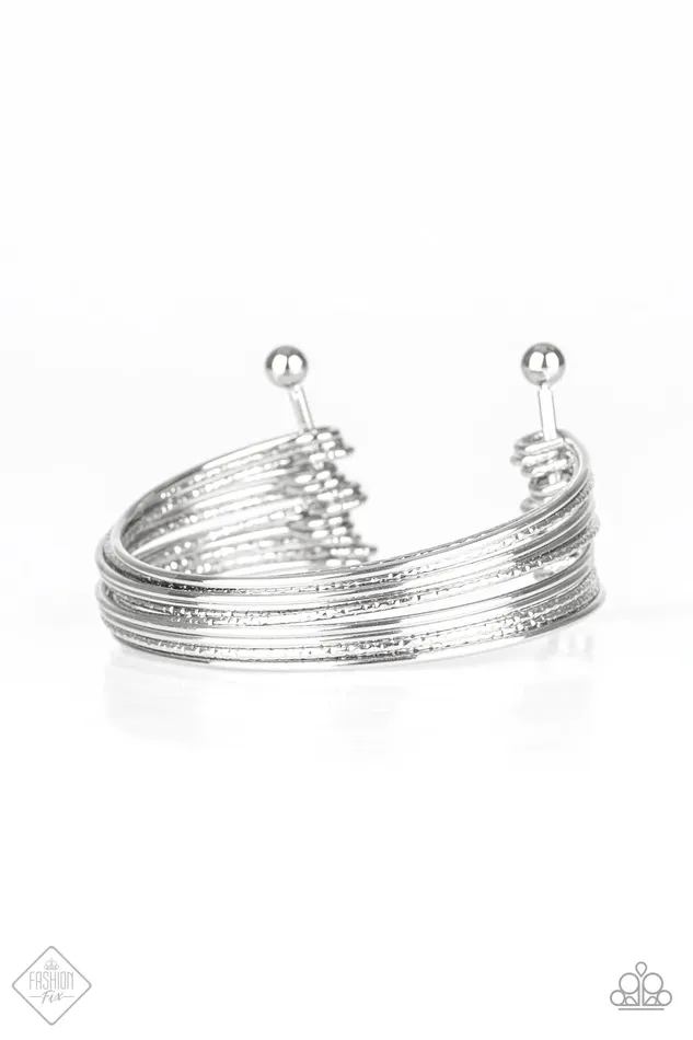 Paparazzi Jewelry Bracelets Paparazzi Bracelet Endlessly Empress Silver