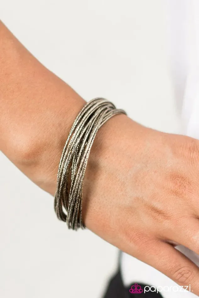 Paparazzi Jewelry Bracelets Paparazzi Bracelet Flash Bang Brass