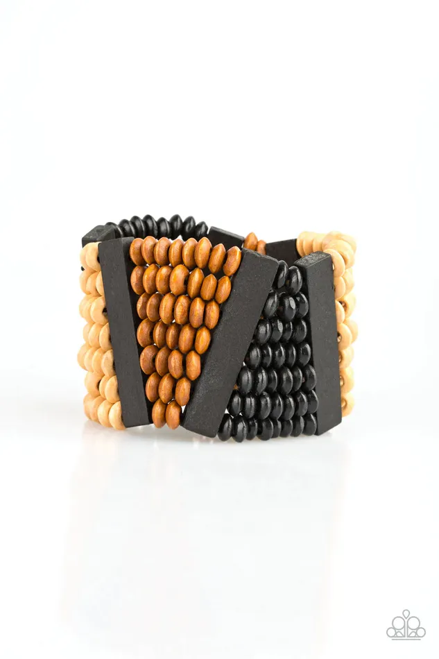 Paparazzi Jewelry Bracelets Paparazzi Bracelet HAUTE In Hispaniola Black