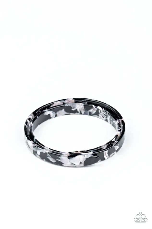 Paparazzi Jewelry Bracelets Paparazzi Bracelet In The HAUTE Zone Black Paparazzi Jewelry Bracelets Paparazzi Bracelet In The HAUTE Zone Black