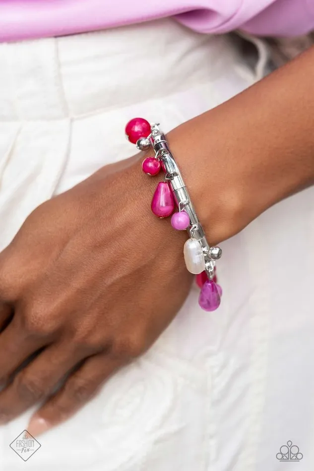 Paparazzi Jewelry Bracelets Paparazzi Bracelet Lush Landscaping Pink