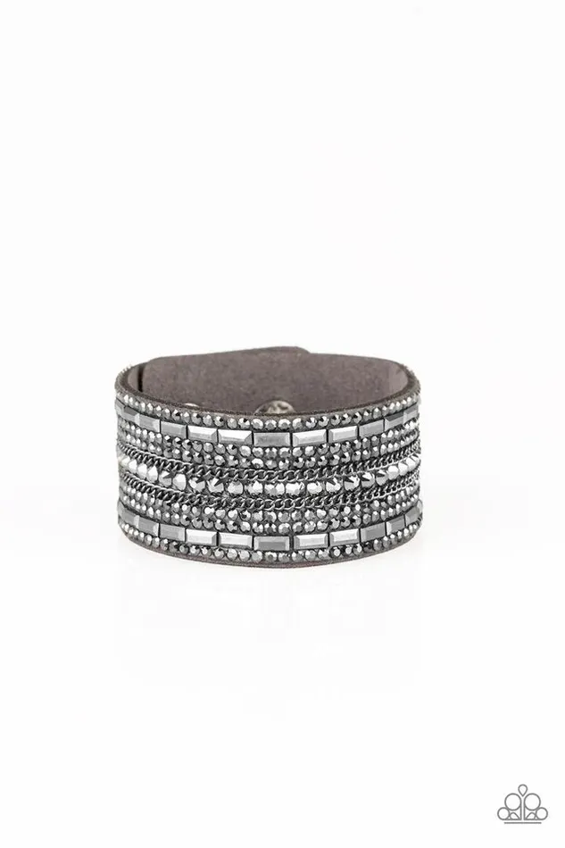 Paparazzi Jewelry Bracelets Paparazzi Bracelet Rebel Radiance Silver