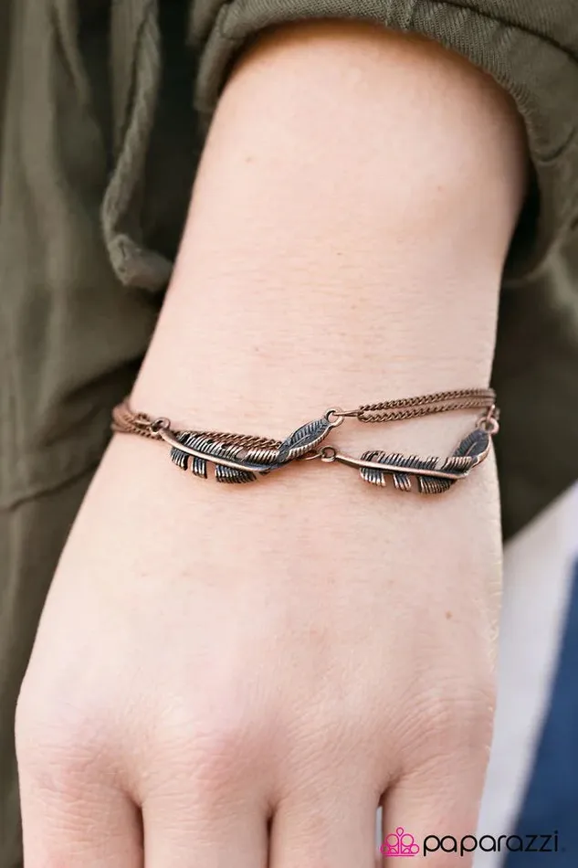 Paparazzi Jewelry Bracelets Paparazzi Bracelet Sky Soul Copper