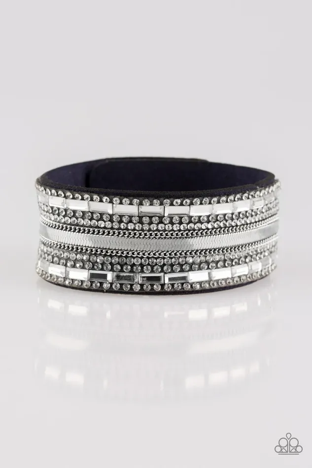 Paparazzi Jewelry Bracelets Paparazzi Bracelet Teasingly Tomboy Blue