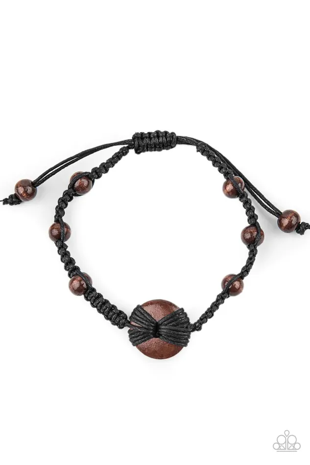 Paparazzi Jewelry Bracelets Paparazzi Bracelet The Road KNOT Taken Black