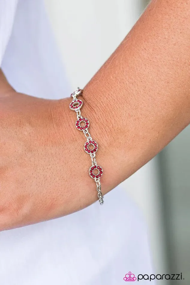 Paparazzi Jewelry Bracelets Paparazzi Bracelet This Time Around Red