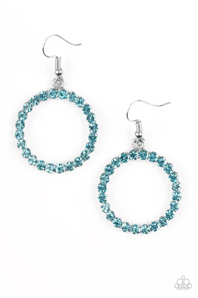 Paparazzi Jewelry Earrings Paparazzi Earring Bubblicious Blue
