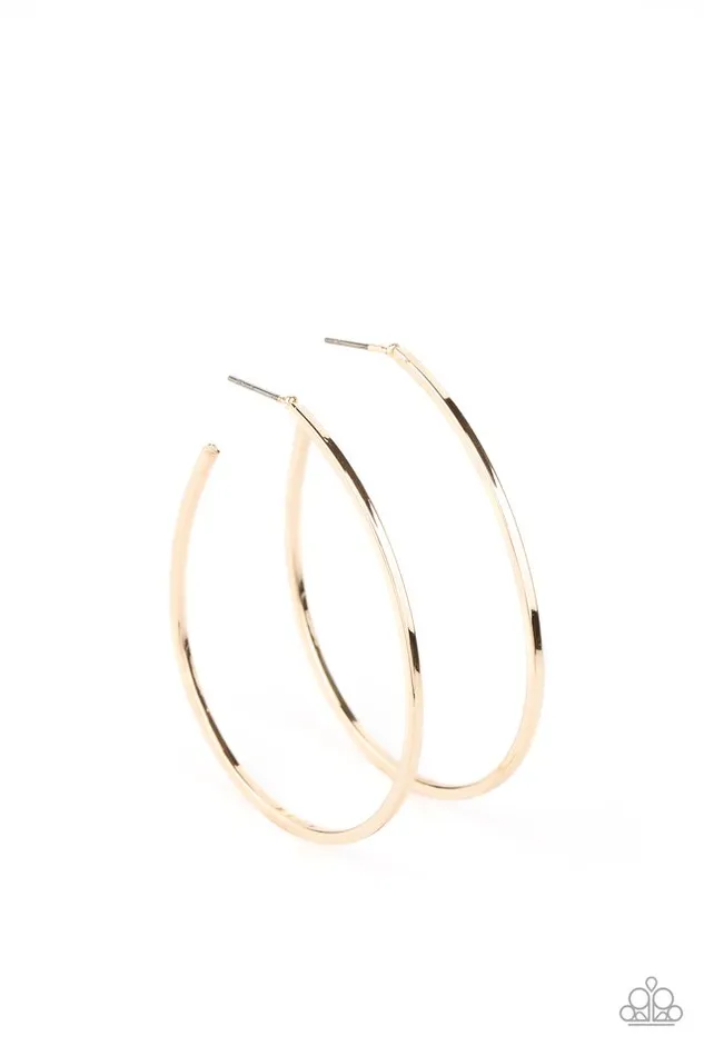 Paparazzi Jewelry Earrings Paparazzi Earring Cool Curves Gold Paparazzi Jewelry Earrings Paparazzi Earring Cool Curves Gold