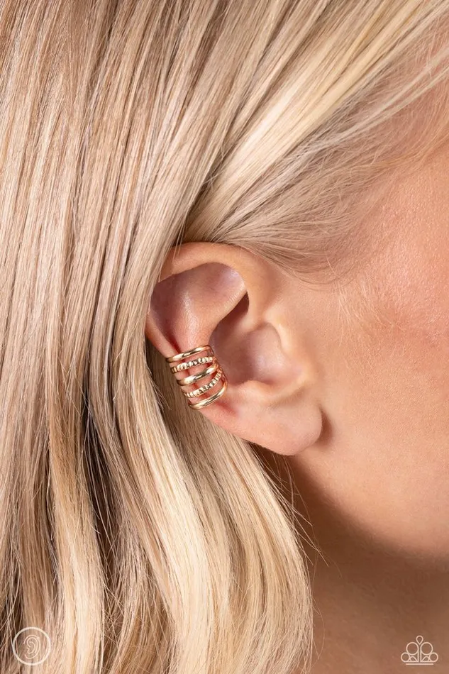 Paparazzi Jewelry Earrings Paparazzi Earring Flexible Fashion Gold