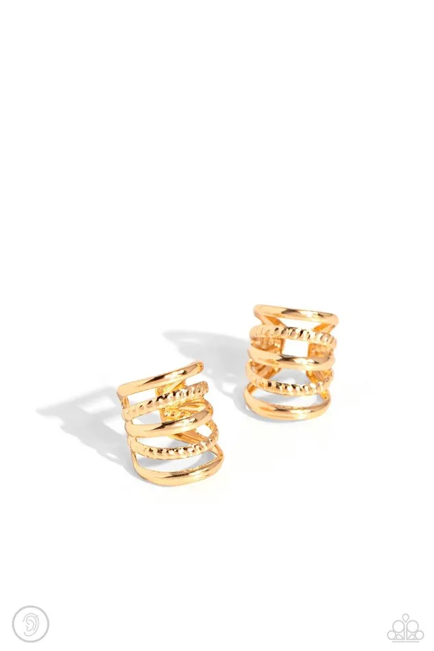 Paparazzi Jewelry Earrings Paparazzi Earring Flexible Fashion Gold Paparazzi Jewelry Earrings Paparazzi Earring Flexible Fashion Gold