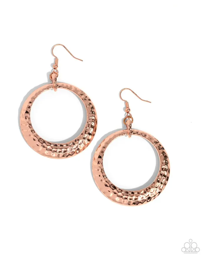 Paparazzi Jewelry Earrings Paparazzi Earring Gallery Gear Copper Paparazzi Jewelry Earrings Paparazzi Earring Gallery Gear Copper