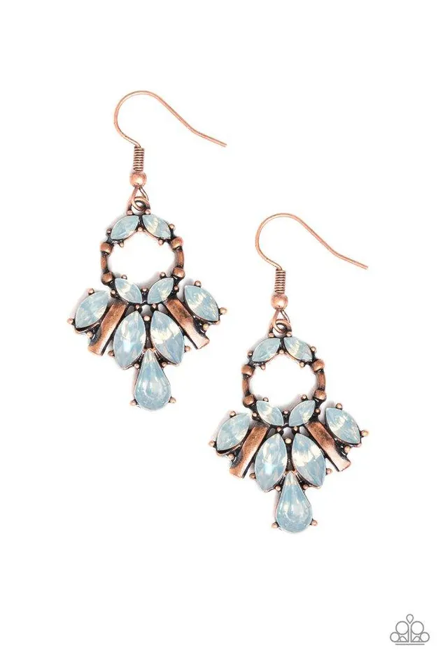 Paparazzi Jewelry Earrings Paparazzi Earring Glowing Allure Copper