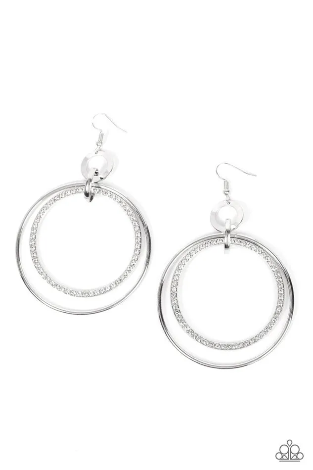 Paparazzi Jewelry Earrings Paparazzi Earring Haute Hysteria White Paparazzi Jewelry Earrings Paparazzi Earring Haute Hysteria White