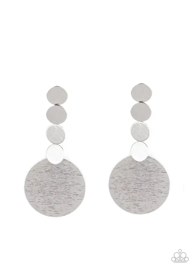 Paparazzi Jewelry Earrings Paparazzi Earring Idolized Illumination Silver Paparazzi Jewelry Earrings Paparazzi Earring Idolized Illumination Silver