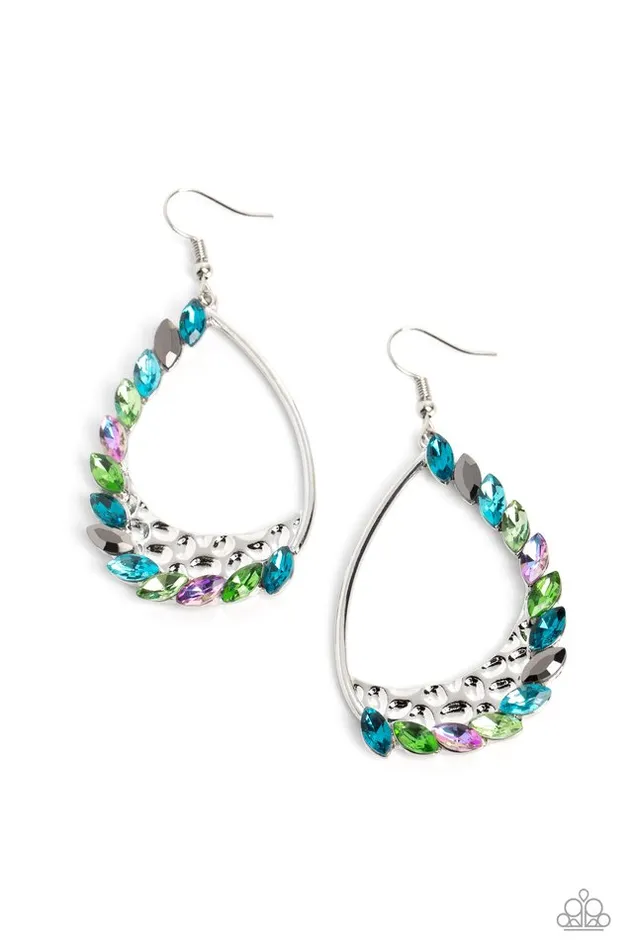 Paparazzi Jewelry Earrings Paparazzi Earring Looking Sharp Multi