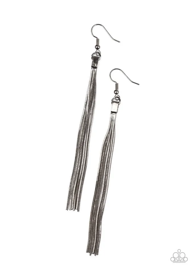 Paparazzi Jewelry Earrings Paparazzi Earring Swing Into Action Black Paparazzi Jewelry Earrings Paparazzi Earring Swing Into Action Black