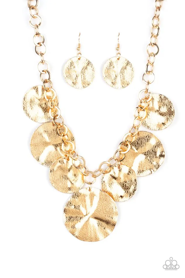 Paparazzi Jewelry Necklaces Paparazzi Necklace Barely Scratched The Surface Gold Paparazzi Jewelry Necklaces Paparazzi Necklace Barely Scratched The Surface Gold