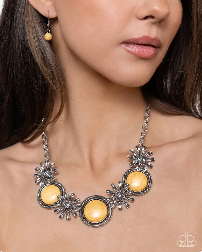 Paparazzi Jewelry Necklaces Paparazzi Necklace Cowboy Casanova Yellow