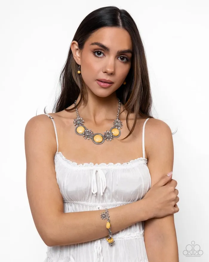 Paparazzi Jewelry Necklaces Paparazzi Necklace Cowboy Casanova Yellow Paparazzi Jewelry Necklaces Paparazzi Necklace Cowboy Casanova Yellow
