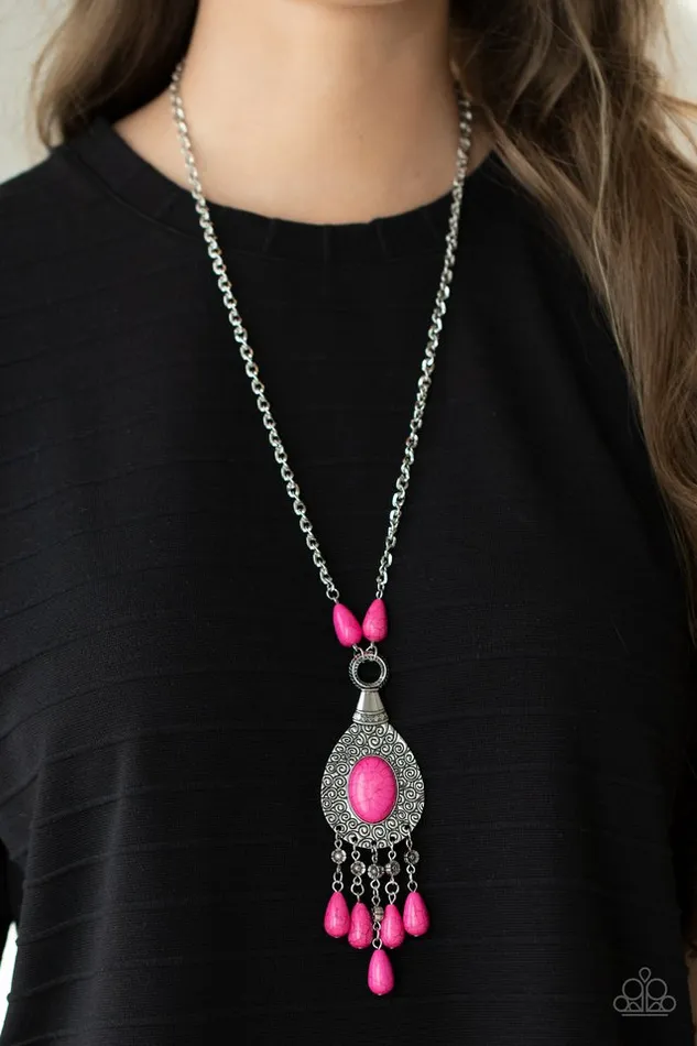 Paparazzi Jewelry Necklaces Paparazzi Necklace Cowgirl Couture Pink