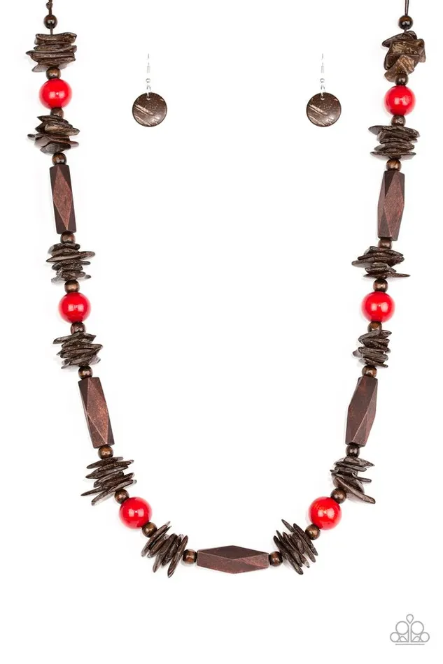 Paparazzi Jewelry Necklaces Paparazzi Necklace Cozumel Coast Red Paparazzi Jewelry Necklaces Paparazzi Necklace Cozumel Coast Red