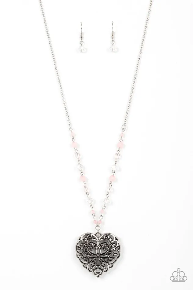 Paparazzi Jewelry Necklaces Paparazzi Necklace Doting Devotion Pink Paparazzi Jewelry Necklaces Paparazzi Necklace Doting Devotion Pink