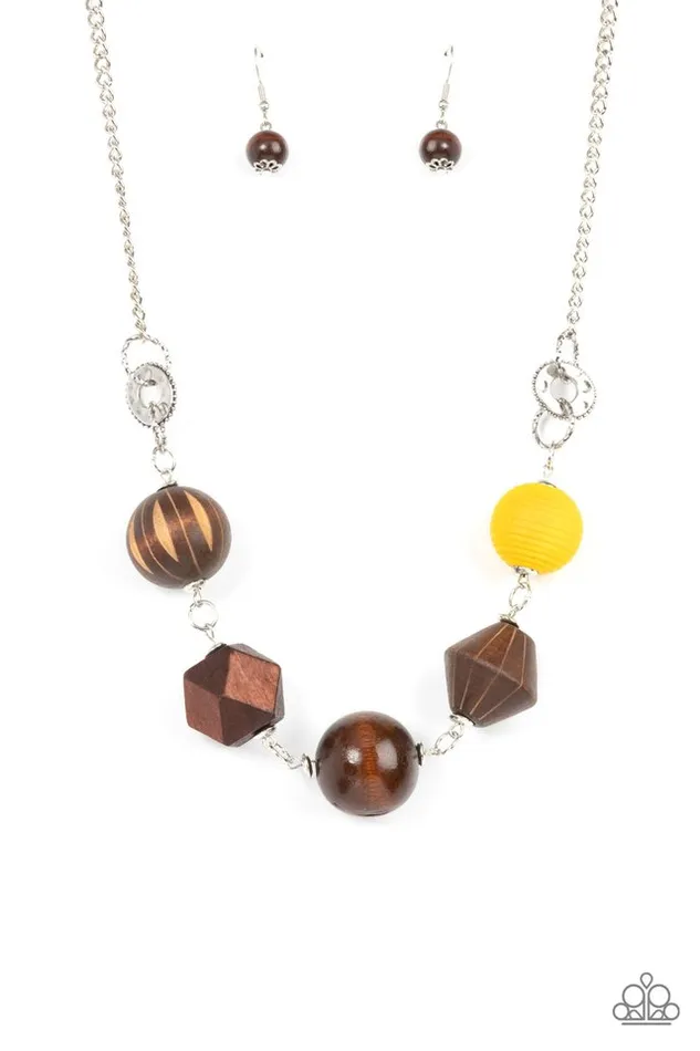Paparazzi Jewelry Necklaces Paparazzi Necklace Eco Extravaganza Yellow Paparazzi Jewelry Necklaces Paparazzi Necklace Eco Extravaganza Yellow