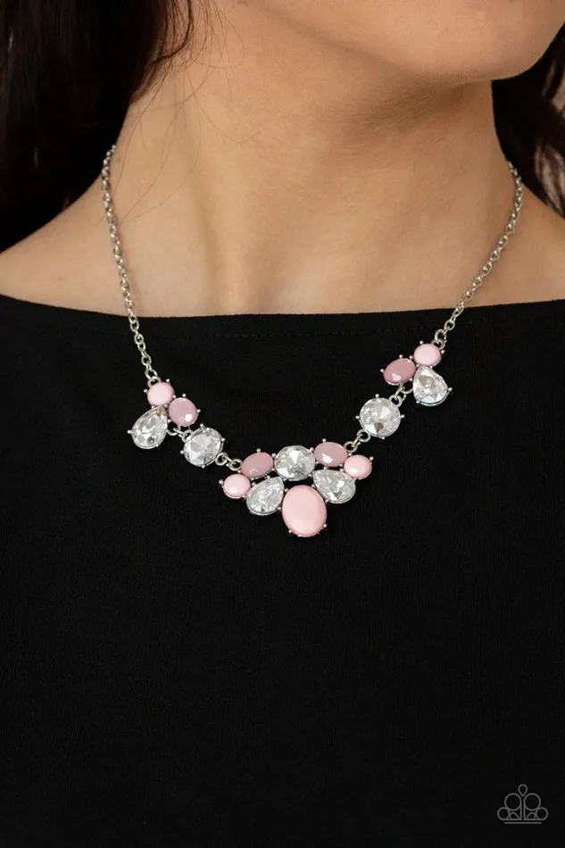 Paparazzi Jewelry Necklaces Paparazzi Necklace Ethereal Romance Pink
