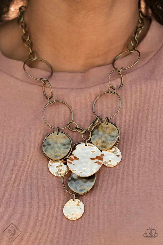 Paparazzi Jewelry Necklaces Paparazzi Necklace Fashion Fix Jan 2021 Learn the HARDWARE Way Brass