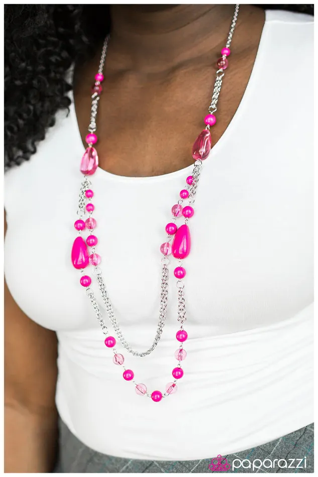 Paparazzi Jewelry Necklaces Paparazzi Necklace Finders Keepers Pink