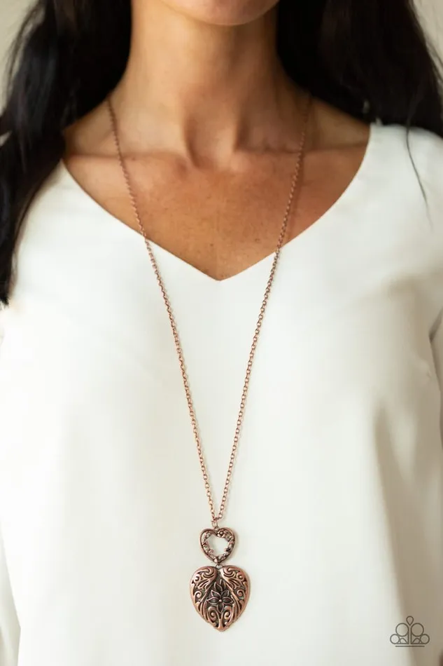 Paparazzi Jewelry Necklaces Paparazzi Necklace Garden Lovers Copper