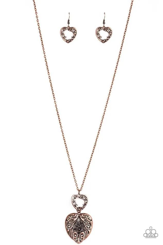 Paparazzi Jewelry Necklaces Paparazzi Necklace Garden Lovers Copper Paparazzi Jewelry Necklaces Paparazzi Necklace Garden Lovers Copper