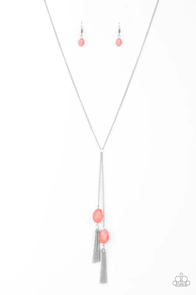 Paparazzi Jewelry Necklaces Paparazzi Necklace GLOW Your Roll Orange