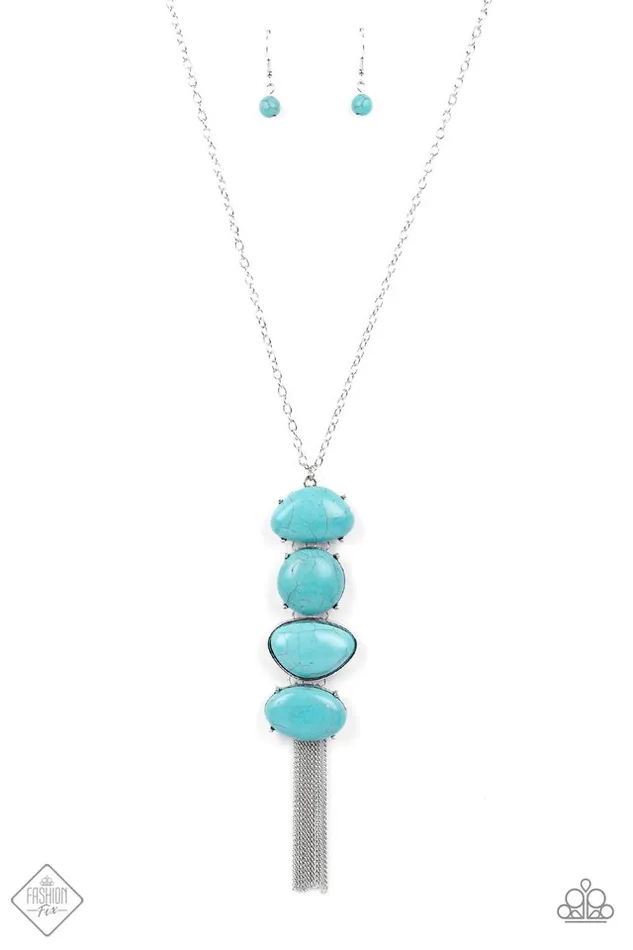 Paparazzi Jewelry Necklaces Paparazzi Necklace Hidden Lagoon Blue Paparazzi Jewelry Necklaces Paparazzi Necklace Hidden Lagoon Blue