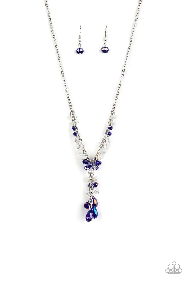 Paparazzi Jewelry Necklaces Paparazzi Necklace Iridescent Illumination Blue Paparazzi Jewelry Necklaces Paparazzi Necklace Iridescent Illumination Blue