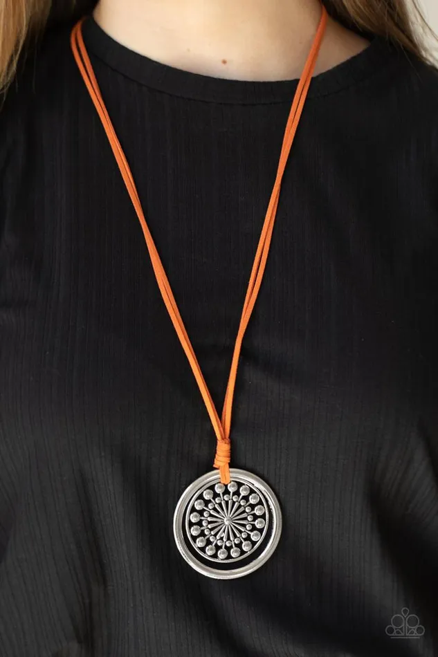 Paparazzi Jewelry Necklaces Paparazzi Necklace One MANDALA Show Orange