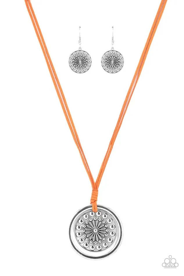 Paparazzi Jewelry Necklaces Paparazzi Necklace One MANDALA Show Orange Paparazzi Jewelry Necklaces Paparazzi Necklace One MANDALA Show Orange