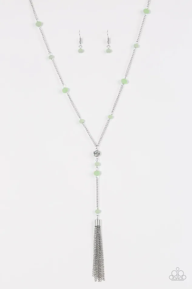 Paparazzi Jewelry Necklaces Paparazzi Necklace Out All Night Green
