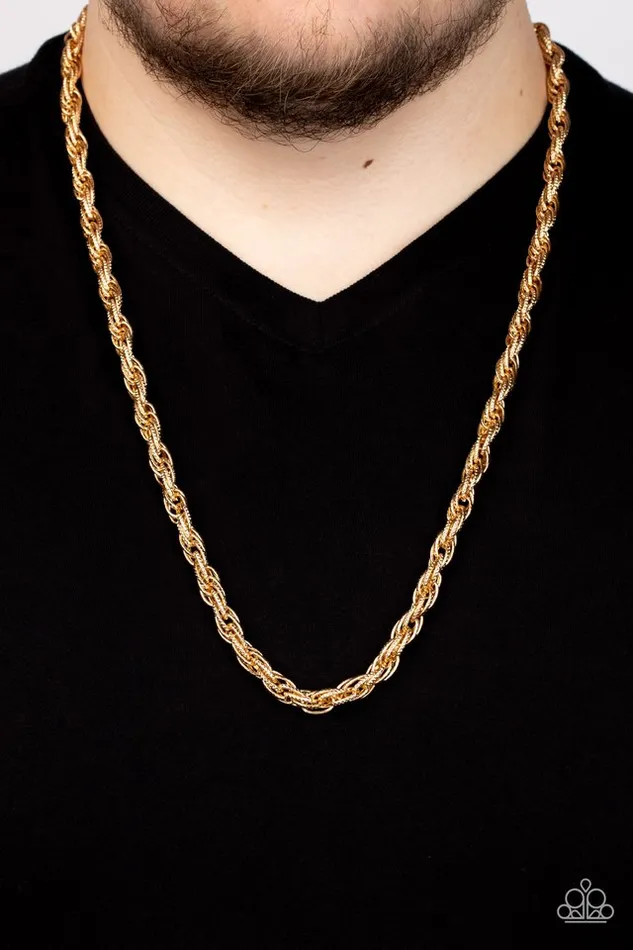 Paparazzi Jewelry Necklaces Paparazzi Necklace Pit Stop Gold