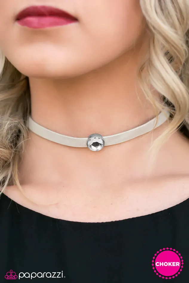 Paparazzi Jewelry Necklaces Paparazzi Necklace Shock and Awe White