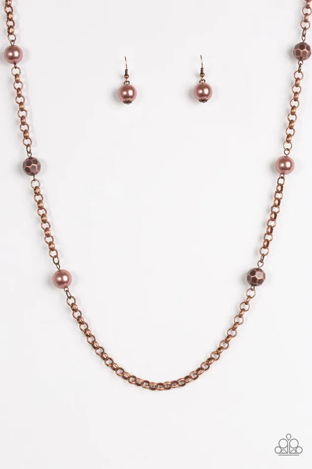 Paparazzi Jewelry Necklaces Paparazzi Necklace Showroom Shimmer Copper