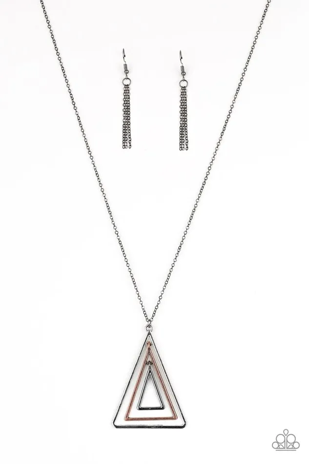 Paparazzi Jewelry Necklaces Paparazzi Necklace TRI Harder Multi Paparazzi Jewelry Necklaces Paparazzi Necklace TRI Harder Multi