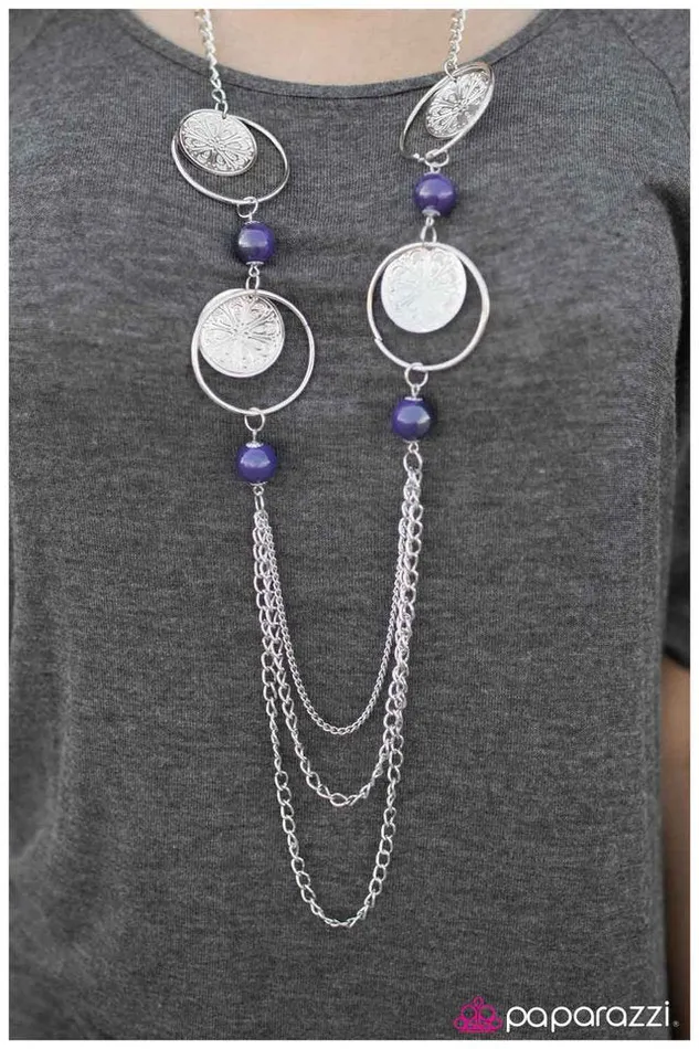 Paparazzi Jewelry Necklaces Paparazzi Necklace Utter Amazement Purple